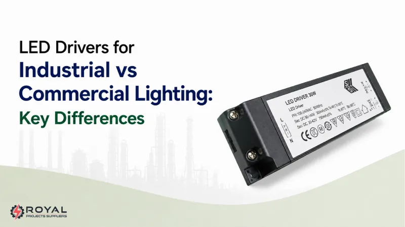 LED Drivers for Industrial vs Commercial Lighting: Key Differences